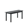 Image de Muuto - Banc Linear - Noir - Acier revêtement poudre - Designer Thomas Bentzen