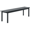 Image de Muuto - Banc Linear - Noir - Acier revêtement poudre - Designer Thomas Bentzen