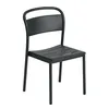 Image de Muuto - Chaise empilable Linear - Noir - Acier - Designer Thomas Bentzen