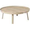 Image de Muuto - Table basse Around - Bois naturel - Frêne teinté - Designer Thomas Bentzen