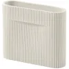 Image de Muuto - Vase Ridge - Beige - Faïence - Designer Studio Kaksikko