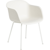 Image de Muuto - Fauteuil Fiber - Blanc - Plastique recyclé - Designer Iskos-Berlin