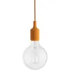Image de Muuto - Suspension E27 - Orange - Silicone - Designer Mattias Stahlbom