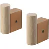 Image de Muuto - Lot de 2 Attach - Marron - Chêne - Designer Dimitri Bähler