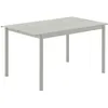 Image de Muuto - Table rectangulaire Linear - Gris - Acier revêtement poudre - Designer Thomas Bentzen