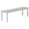 Image de Muuto - Banc Linear - Gris - Aluzinc - Designer Thomas Bentzen