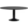 Image de Muuto - Table ronde Midst - Noir - MDF recouvert de linoléum - Designer TAF Studio