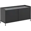 Image de Muuto - Buffet Enfold - Noir - Chêne massif laqué - Designer Thomas Bentzen