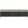 Image de Muuto - Buffet Enfold - Noir - Chêne massif huilé - Designer Thomas Bentzen