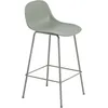 Image de Muuto - Chaise de bar Fiber - Vert - Matériau composite recyclé - Designer Iskos-Berlin