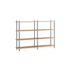 Image de MOEBE - Étagère Shelving System - Bois naturel - MDF placage chêne