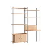 Image de MOEBE - Bureau Shelving System - Bois naturel - MDF placage chêne