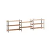 Image de MOEBE - Étagère Shelving System - Bois naturel - MDF placage chêne