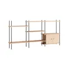 Image de MOEBE - Étagère Shelving System - Bois naturel - MDF placage chêne