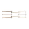 Image de MOEBE - Étagère Wall Shelving - Bois naturel - MDF placage chêne