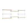 Image de MOEBE - Étagère Wall Shelving - Bois naturel - MDF placage chêne