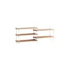 Image de MOEBE - Étagère Shelving System - Bois naturel - MDF placage chêne