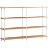 Image de MOEBE - Étagère Shelving System - Bois naturel - MDF placage chêne