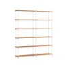 Image de MOEBE - Étagère Shelving System - Bois naturel - MDF placage chêne