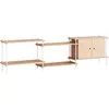 Image de MOEBE - Étagère Shelving System - Bois naturel - MDF placage chêne