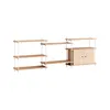Image de MOEBE - Étagère Shelving System - Bois naturel - MDF placage chêne