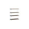 Image de MOEBE - Étagère Shelving System - Marron - MDF placage chêne