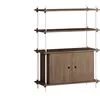 Image de MOEBE - Étagère Shelving System - Marron - MDF placage chêne