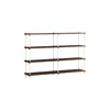 Image de MOEBE - Étagère Shelving System - Marron - MDF placage chêne