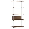 Image de MOEBE - Étagère Shelving System - Marron - MDF placage chêne