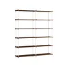 Image de MOEBE - Étagère Shelving System - Marron - MDF placage chêne