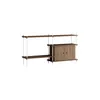 Image de MOEBE - Étagère Shelving System - Marron - MDF placage chêne