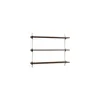 Image de MOEBE - Étagère Wall Shelving - Marron - MDF placage chêne