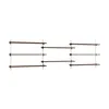 Image de MOEBE - Étagère Wall Shelving - Marron - MDF placage chêne