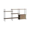 Image de MOEBE - Étagère Shelving System - Marron - MDF placage chêne