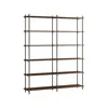 Image de MOEBE - Étagère Shelving System - Marron - MDF placage chêne