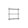 Image de MOEBE - Étagère Wall Shelving - Marron - MDF placage chêne