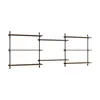 Image de MOEBE - Étagère Wall Shelving - Marron - MDF placage chêne