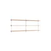 Image de MOEBE - Étagère Wall Shelving - Bois naturel - MDF placage chêne