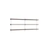 Image de MOEBE - Étagère Wall Shelving - Marron - MDF placage chêne