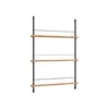 Image de MOEBE - Étagère Shelving System - Bois naturel - MDF placage chêne