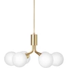 Image de NUURA - Lustre Apiales - Or - Verre soufflé bouche - Designer Sofie Refer