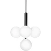 Image de NUURA - Lustre Miira - Gris - Verre soufflé bouche - Designer Sofie Refer
