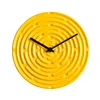 Image de raawii - Horloge murale Minos - Jaune - Faïence émaillée - Designer Manon Novelli
