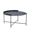 Image de Houe - Table basse Edge - Noir - Métal thermolaqué - Designer Roee Magdassi