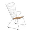 Image de Houe - Fauteuil bas Paon - Blanc - Acier revêtement poudre - Designer Henrik Pedersen