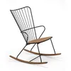 Image de Houe - Rocking chair Paon - Bois naturel - Acier revêtement poudre - Designer Henrik Pedersen