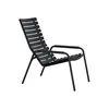 Image de Houe - Fauteuil lounge ReCLIPS - Noir - Plastique recyclé - Designer Henrik Pedersen