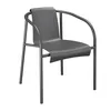 Image de Houe - Fauteuil empilable Nami - Gris - Plastique recyclé - Designer Hans Thyge & Co