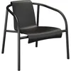 Image de Houe - Fauteuil bas Nami - Noir - Plastique recyclé - Designer Hans Thyge & Co