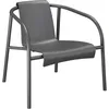 Image de Houe - Fauteuil bas Nami - Gris - Plastique recyclé - Designer Hans Thyge & Co